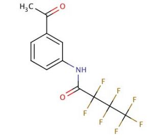 N-(3-Acetylphenyl)-2,2,3,3,4,4,4-heptafluorobutanamide - chemical structure image