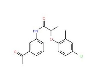 N-(3-Acetylphenyl)-2-(4-chloro-2-methylphenoxy)-propanamide - chemical structure image