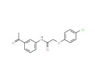 N-(3-Acetylphenyl)-2-(4-chlorophenoxy)acetamide - chemical structure image