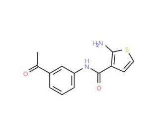 N-(3-Acetylphenyl)-2-aminothiophene-3-carboxamide - chemical structure image