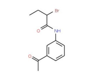 N-(3-Acetylphenyl)-2-bromobutanamide - chemical structure image