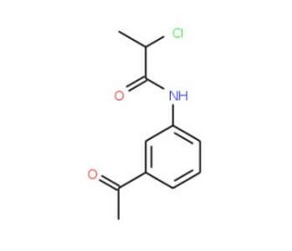 N-(3-Acetylphenyl)-2-chloropropanamide - chemical structure image