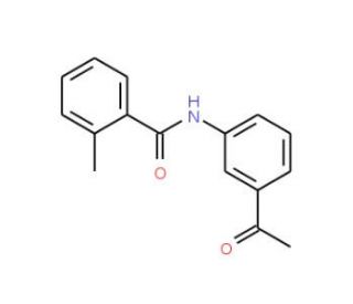 N-(3-Acetylphenyl)-2-methylbenzamide - chemical structure image