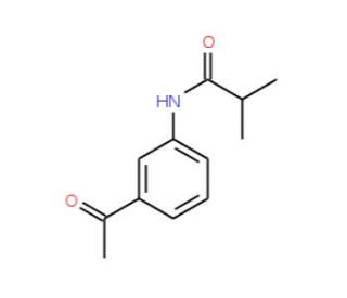 N-(3-Acetylphenyl)-2-methylpropanamide - chemical structure image