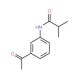 N-(3-Acetylphenyl)-2-methylpropanamide - chemical structure image