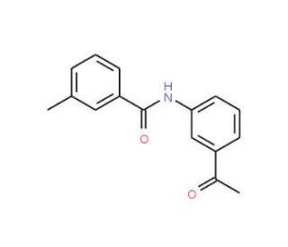 N-(3-Acetylphenyl)-3-methylbenzamide - chemical structure image