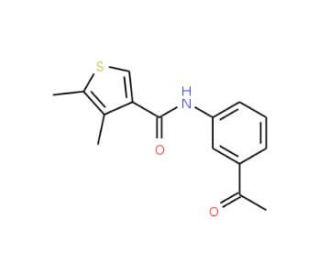 N-(3-Acetylphenyl)-4,5-dimethylthiophene-3-carboxamide - chemical structure image