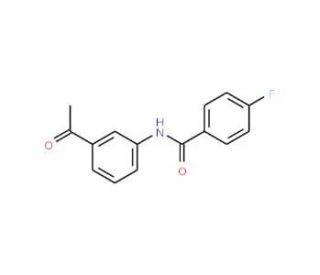 N-(3-Acetylphenyl)-4-fluorobenzamide - chemical structure image