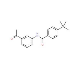 N-(3-Acetylphenyl)-4-tert-butylbenzamide - chemical structure image