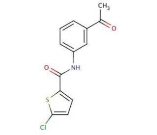 N-(3-Acetylphenyl)-5-chlorothiophene-2-carboxamide - chemical structure image