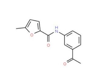N-(3-Acetylphenyl)-5-methyl-2-furamide - chemical structure image