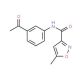 N-(3-Acetylphenyl)-5-methylisoxazole-3-carboxamide - chemical structure image