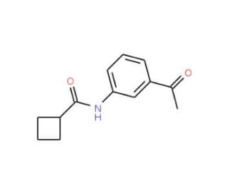 N-(3-Acetylphenyl)cyclobutanecarboxamide - chemical structure image