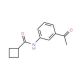 N-(3-Acetylphenyl)cyclobutanecarboxamide - chemical structure image