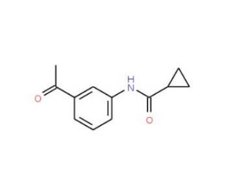 N-(3-Acetylphenyl)cyclopropanecarboxamide - chemical structure image