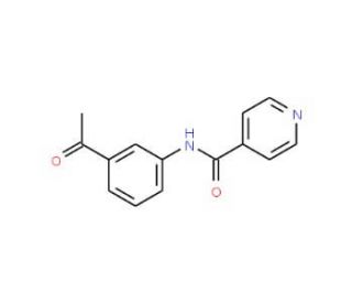 N-(3-Acetylphenyl)isonicotinamide - chemical structure image
