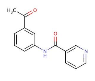 N-(3-Acetylphenyl)nicotinamide - chemical structure image