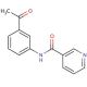 N-(3-Acetylphenyl)nicotinamide - chemical structure image