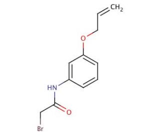 N-[3-(Allyloxy)phenyl]-2-bromoacetamide - chemical structure image