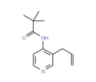 N-(3-Allylpyridin-4-yl)pivalamide - chemical structure image