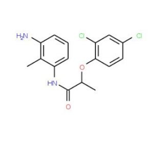 N-(3-Amino-2-methylphenyl)-2-(2,4-dichlorophenoxy)propanamide - chemical structure image