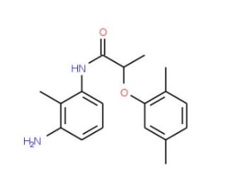 N-(3-Amino-2-methylphenyl)-2-(2,5-dimethylphenoxy)propanamide - chemical structure image