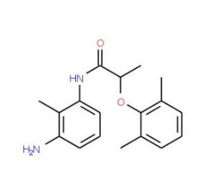 N-(3-Amino-2-methylphenyl)-2-(2,6-dimethylphenoxy)propanamide - chemical structure image