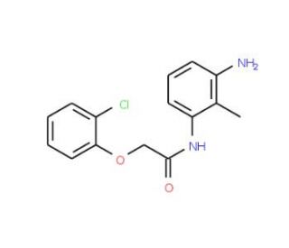 N-(3-Amino-2-methylphenyl)-2-(2-chlorophenoxy)-acetamide - chemical structure image