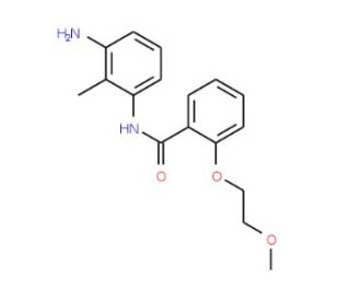 N-(3-Amino-2-methylphenyl)-2-(2-methoxyethoxy)-benzamide - chemical structure image