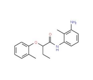 N-(3-Amino-2-methylphenyl)-2-(2-methylphenoxy)-butanamide - chemical structure image