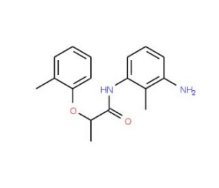 N-(3-Amino-2-methylphenyl)-2-(2-methylphenoxy)-propanamide - chemical structure image