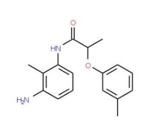 N-(3-Amino-2-methylphenyl)-2-(3-methylphenoxy)-propanamide - chemical structure image