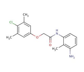 N-(3-Amino-2-methylphenyl)-2-(4-chloro-3,5-dimethylphenoxy)acetamide - chemical structure image