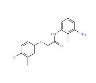N-(3-Amino-2-methylphenyl)-2-(4-chloro-3-methylphenoxy)acetamide - chemical structure image