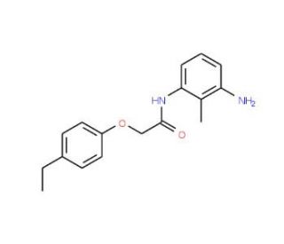 N-(3-Amino-2-methylphenyl)-2-(4-ethylphenoxy)-acetamide - chemical structure image