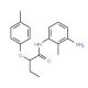 N-(3-Amino-2-methylphenyl)-2-(4-methylphenoxy)-butanamide - chemical structure image