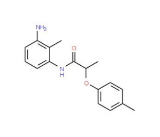 N-(3-Amino-2-methylphenyl)-2-(4-methylphenoxy)-propanamide - chemical structure image