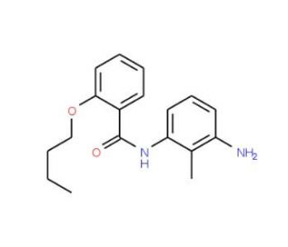 N-(3-Amino-2-methylphenyl)-2-butoxybenzamide - chemical structure image