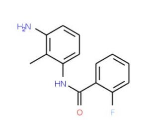 N-(3-Amino-2-methylphenyl)-2-fluorobenzamide - chemical structure image