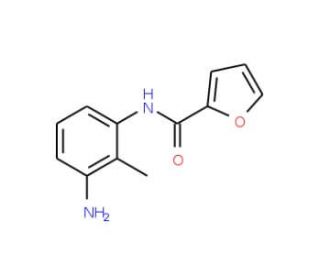 N-(3-Amino-2-methylphenyl)-2-furamide (CAS 900636-13-7) - chemical structure image