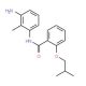 N-(3-Amino-2-methylphenyl)-2-isobutoxybenzamide - chemical structure image