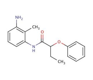 N-(3-Amino-2-methylphenyl)-2-phenoxybutanamide - chemical structure image
