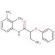 N-(3-Amino-2-methylphenyl)-2-phenoxybutanamide - chemical structure image
