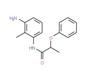 N-(3-Amino-2-methylphenyl)-2-phenoxypropanamide - chemical structure image