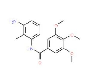 N-(3-Amino-2-methylphenyl)-3,4,5-trimethoxybenzamide - chemical structure image