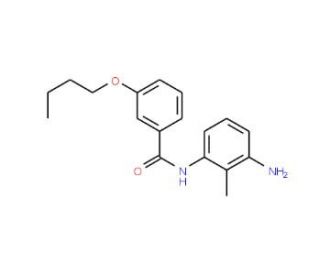 N-(3-Amino-2-methylphenyl)-3-butoxybenzamide - chemical structure image