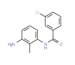 N-(3-Amino-2-methylphenyl)-3-chlorobenzamide - chemical structure image