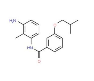 N-(3-Amino-2-methylphenyl)-3-isobutoxybenzamide - chemical structure image