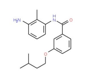 N-(3-Amino-2-methylphenyl)-3-(isopentyloxy)-benzamide - chemical structure image