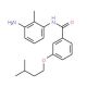 N-(3-Amino-2-methylphenyl)-3-(isopentyloxy)-benzamide - chemical structure image